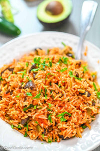 This Baked Rice and Beans are so flavorful and light