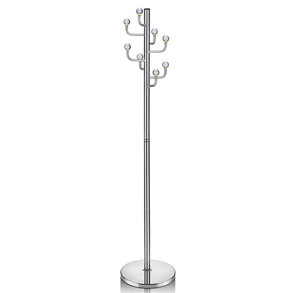 Coat Rack Crystal Stainless Steel Clothes Rack Floor Hanger Metal Simple Modern Fashion Hallway Durable