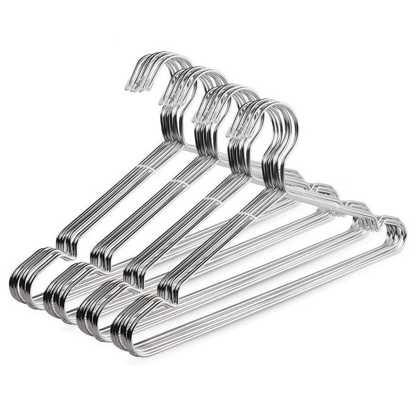 TIMMY Wire Hangers 40 Pack Stainless Steel Strong Metal Wire Hangers Clothes 16.5 Inch
