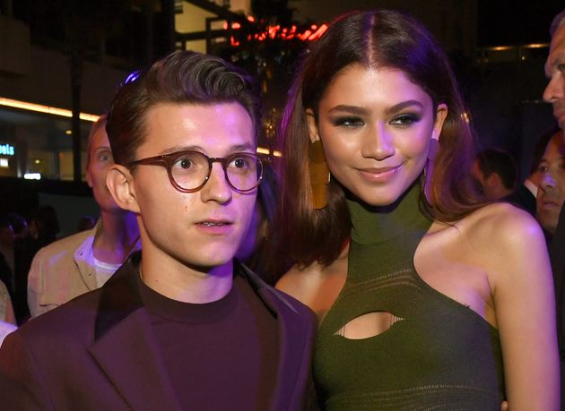 Spider-Man Stars Tom Holland And Zendaya Spotted Not-Upside-Down Kissing