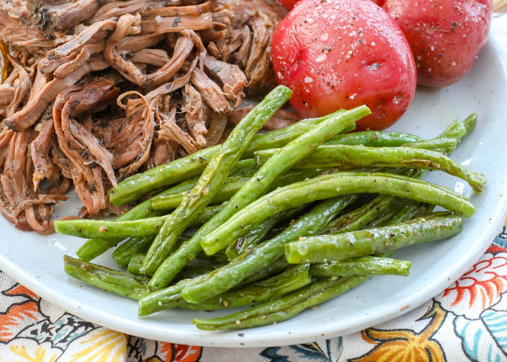Crispy Oven Roasted Green Beans