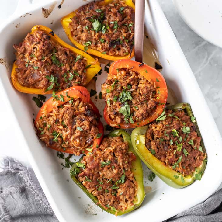 Paleo Air Fryer Stuffed Peppers Recipe