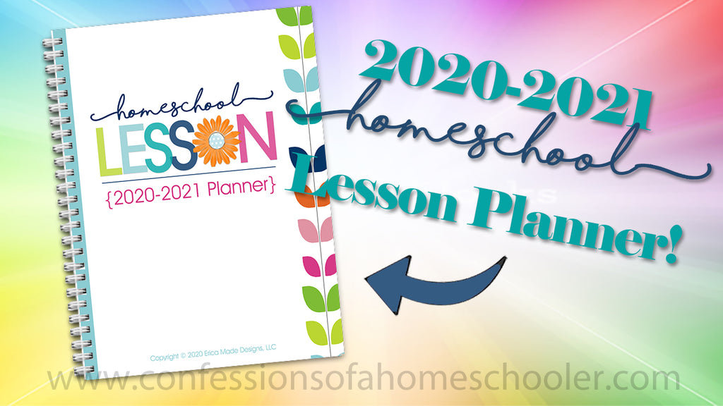 2020-2021 Homeschool Lesson Planner PDF