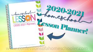 2020-2021 Homeschool Lesson Planner PDF