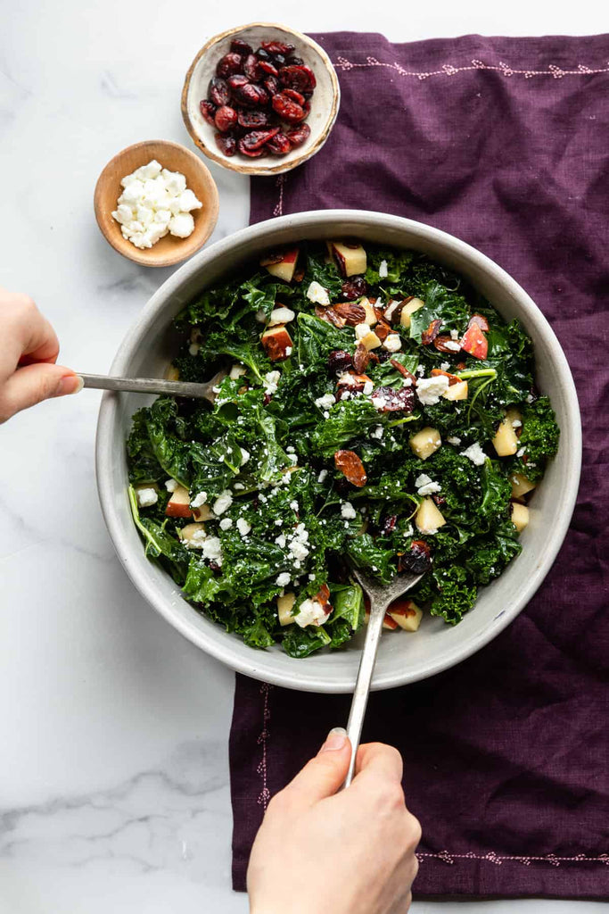 Kale Salad with Cranberries