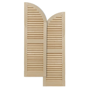 Scenic Arched Exterior Shutters