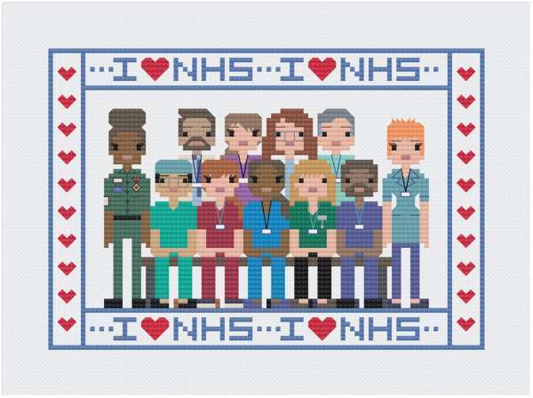 Etsy Feature  –  I Love The NHS Frontline Nurses and Doctors