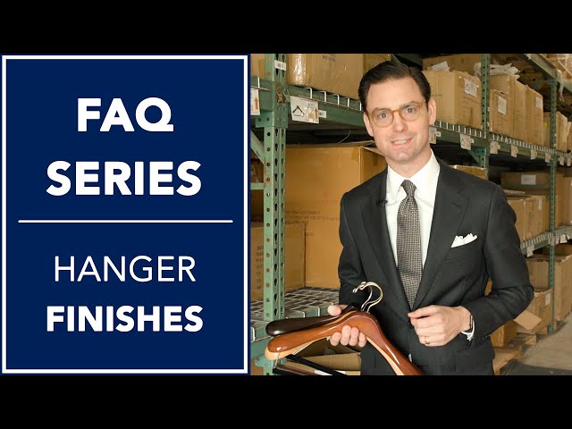 In this video, Kirby Allison discusses a frequently asked question on the topic of hanger finishes