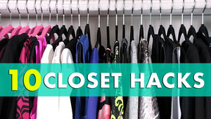 Closet Hacks! 10 closet organization hacks and closet organization ideas for how to clean and organize your closet! Clean it out with these closet cleaning hacks ...