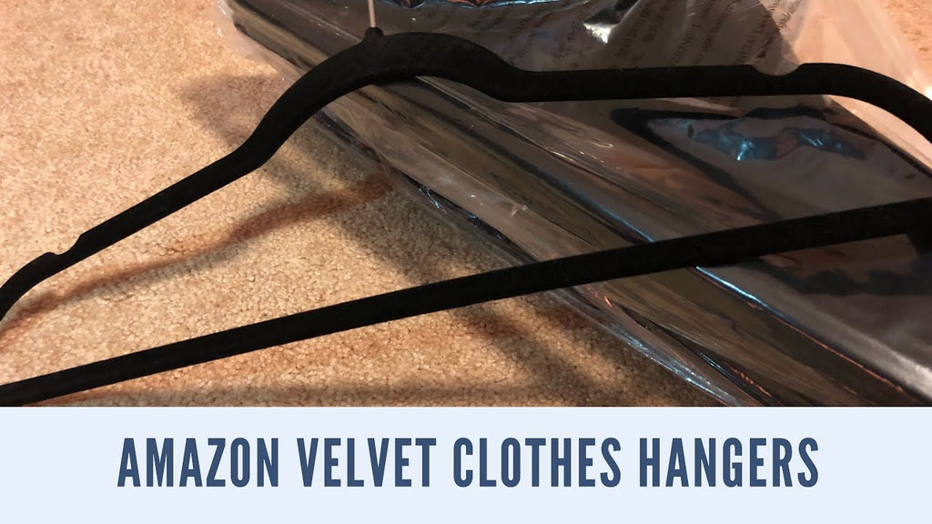 Hate having your clothes slide off of your cheap plastic clothes hangers? So do I! I picked up some velvet clothes hangers from Amazon during black friday, 2017 ...