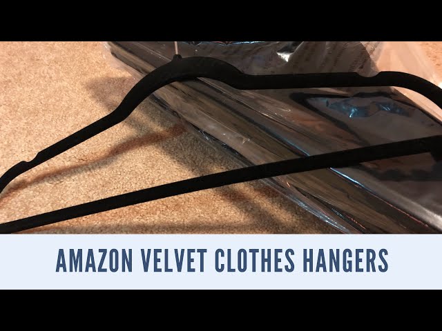 Hate having your clothes slide off of your cheap plastic clothes hangers? So do I! I picked up some velvet clothes hangers from Amazon during black friday, 2017 ...