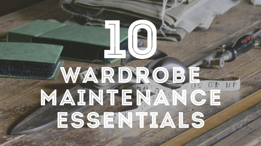 More on Wardrobe Maintenance, here: