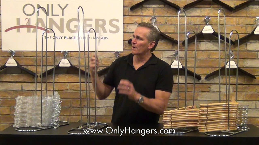 Hanger Stackers from Only Hangers® are the must have hanger accessory for storing and organizing loose hangers