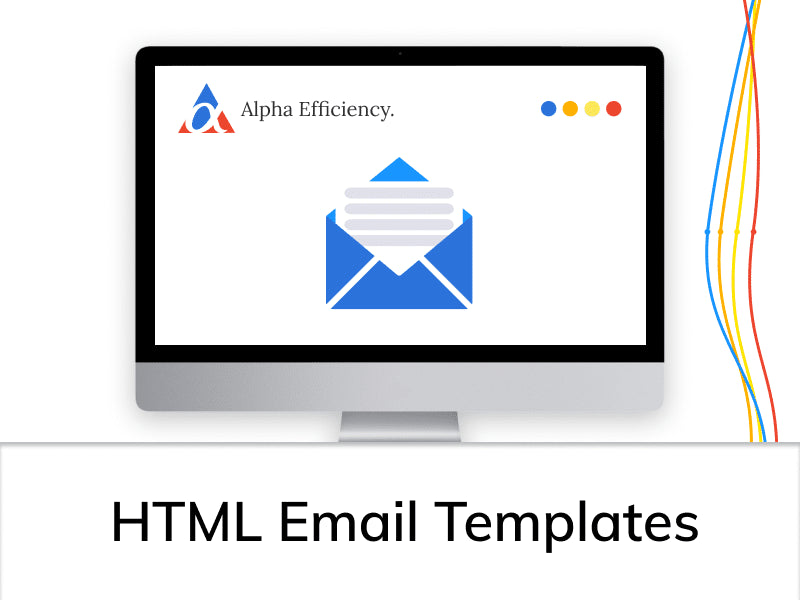 HTML email templates are HTML files that contain reusable code module