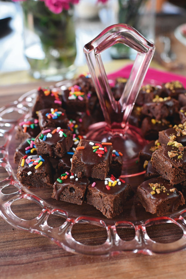 Mini Glazed Brownies by Ree Drummond