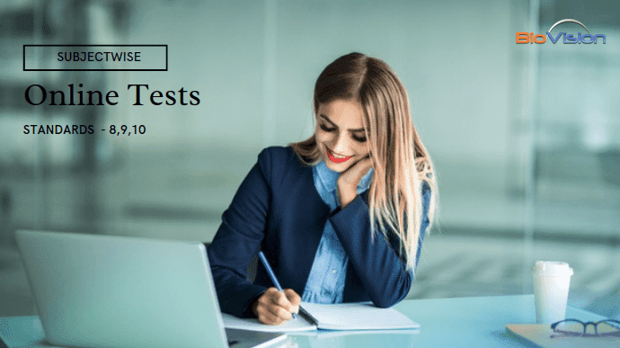 500 Online Tests for Class 8,9,10 - Subjectwise