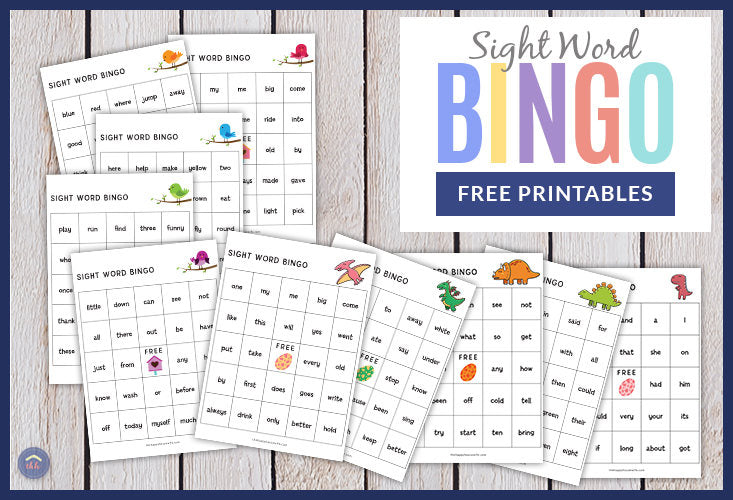 Sight Word Bingo (Free Printable)