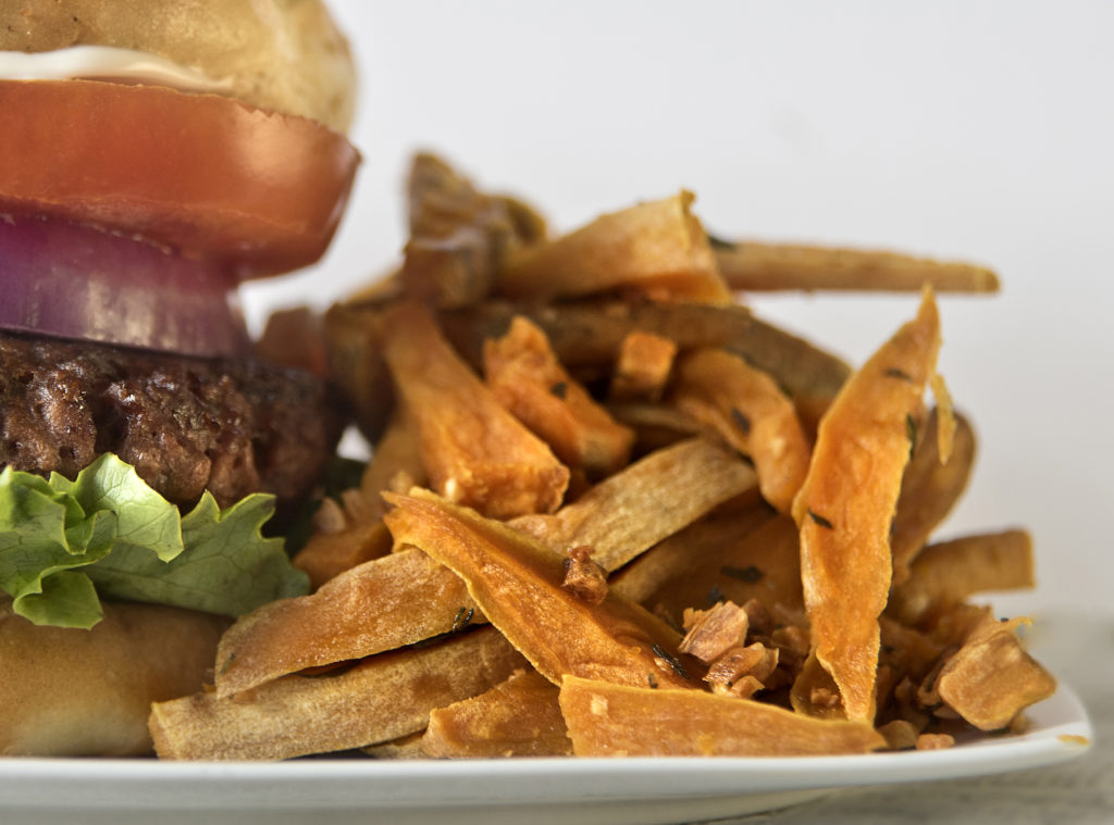 Baked Garlic-Herb Sweet Tater Fries