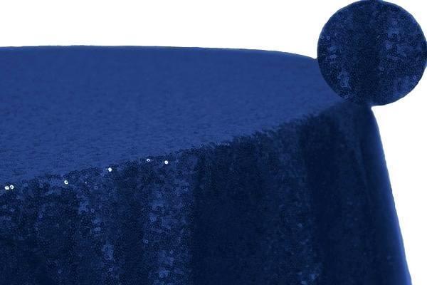Little Space Navy Blue Plastic Tablecloth