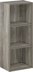 Furinno Luder Bookcase / Book / Storage , 3-Tier, Frenck Oak $20.04
