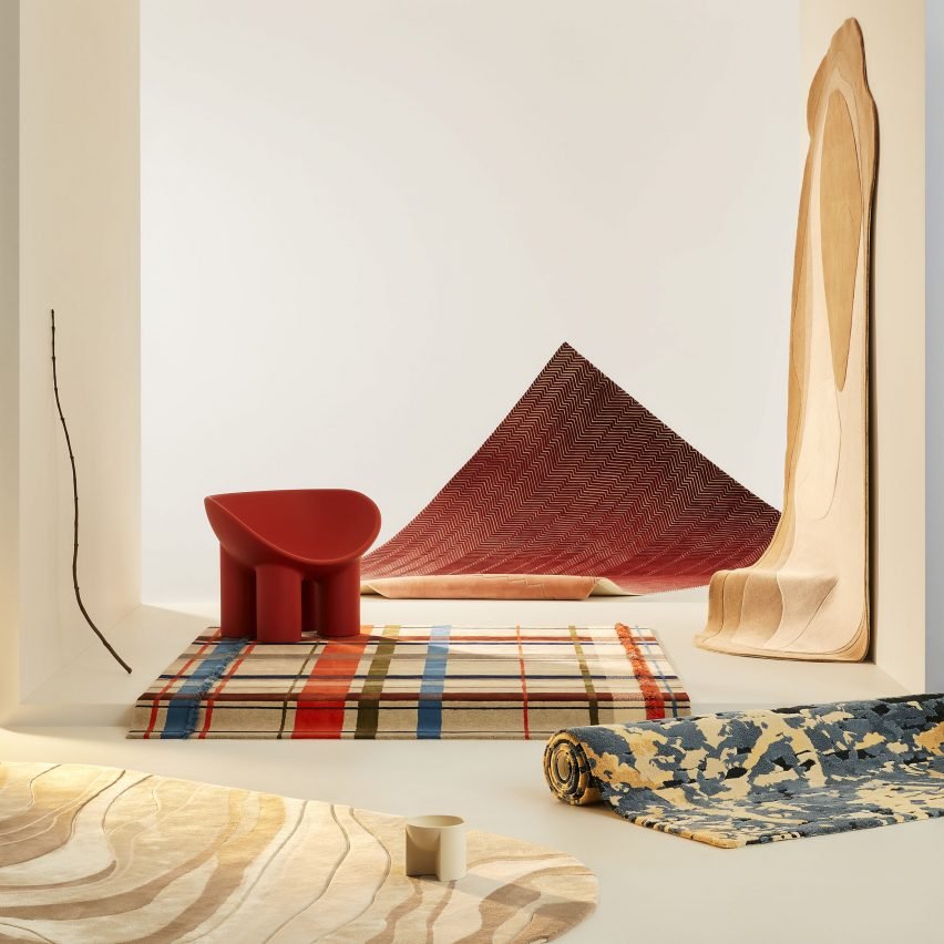 Forma rug collection by Tsar Carpets among new products on Dezeen Showroom
