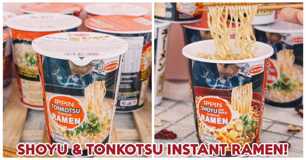 Ippins Tonkotsu And Shoyu Instant Ramen Come With Legit Japanese Noodles At Only $1