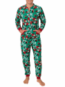 Fruit of the Loom Mens Holiday Print Super Soft Microfleece Union Suit for $10 + pickup at Walmart