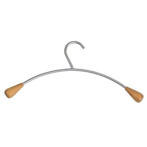 Alba Stainless Coat Hangers-Coat Hangers, 18" L, 6/ST, Stainless Steel (Case Of 10)