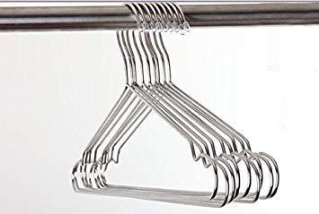 Zoomy Far: Stainless Steel Coat Drying Rack Clothes Hanger 42CM Clothes Hangers