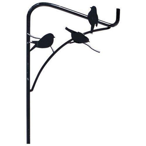 Discover panacea perching birds single shepherd hook 84 inch black