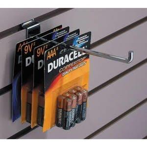 Heavy duty 12 counts chrome utility pegboard slatwall single pin hooks 2 4 6 8 10 12 for shop display fitting 12