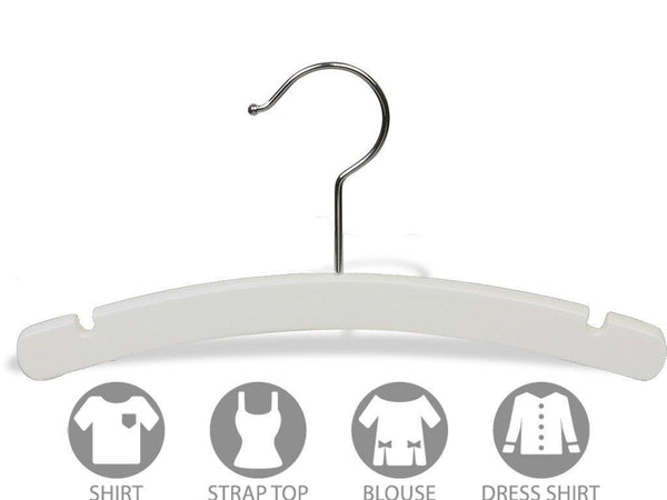 Kitchen the great american hanger company white rounded wooden baby hanger box of 50 10 inch wood top hangers w chrome swivel hook for infant clothes or onesie