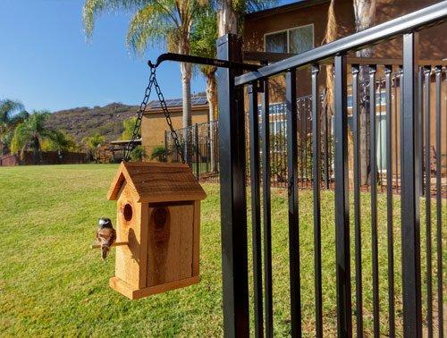 Shop here 5 pack of sofency fence hanger fence hook perfect for hanging plants bird feeders houses solar lights wind chimes sun catchers bug zappers more designed for pool and metal view fences
