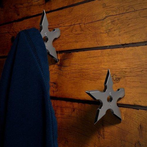 Best aprince set of 2 stainless steel new star door coat hook clothes hanger holder star hook set of 2