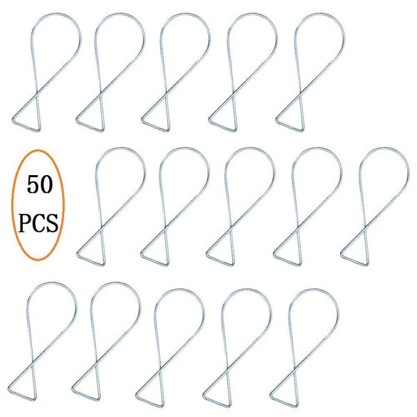 Amazon amaonm 50 pcs celling clips 8 t bar ceiling decorative resilient hook ceiling hangers for hanging a sign or plant on a grid drop ceiling clips classroom office graphics hooks