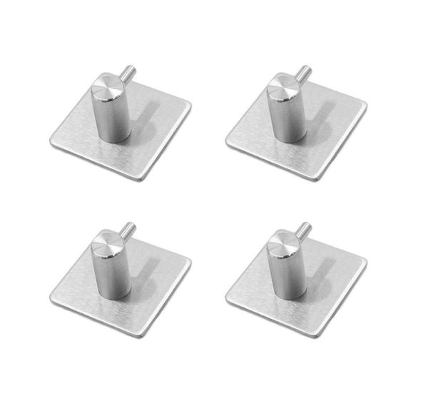 Heavy duty karcy 4pcs 3m waterproof self adhesive wall mounted hook made of 304 stainless steel