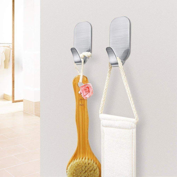 Order now mop and broom holder 12 packxiaoximi 6 pack broom mop holder 6 pack adhesive hook no drilling wall mounted self adhesive tools ideal broom hanger stainless steel waterproof hanger for your home