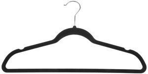 AmazonBasics Velvet Suit Hangers, 50-Pack, Black