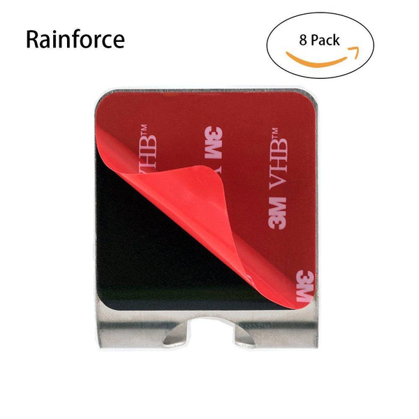 Storage organizer razor holder appliances plug holder hook with self adhesive 8 pack