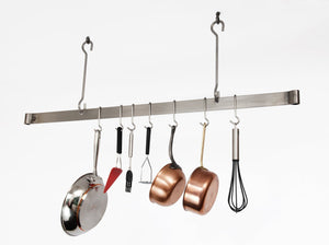 Amazon best enclume premier 48 inch offset hook ceiling bar pot rack stainless steel