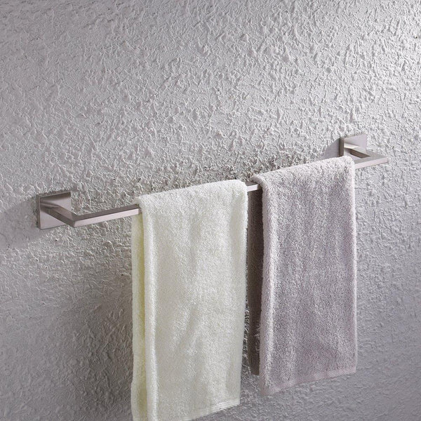 Top kes 4 piece bathroom accessory set rustproof towel bar hook toilet paper holder towel ring wall mount brushed sus 304 stainless steel la2252 42