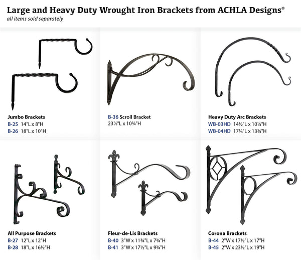 Selection achla designs scroll wall bracket hook b 36