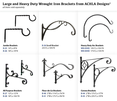 Get achla designs corona wall bracket hook large b 45