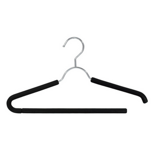Closet Spice Chrome Suit Hanger - Set of 6 (Black)